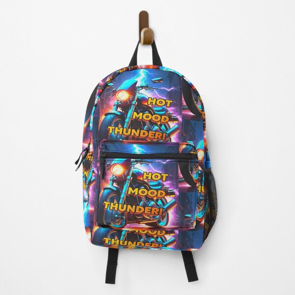 Item preview, Motivational Motorcycle HOT MOOD THUNDER! designed and sold by Giulivo Store Graphic.
