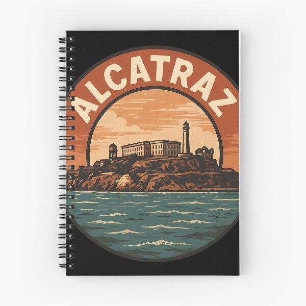 Item preview, Alcatraz Island Vintage Sticker – Travel Landmark Retro Emblem designed and sold by WAUZ.