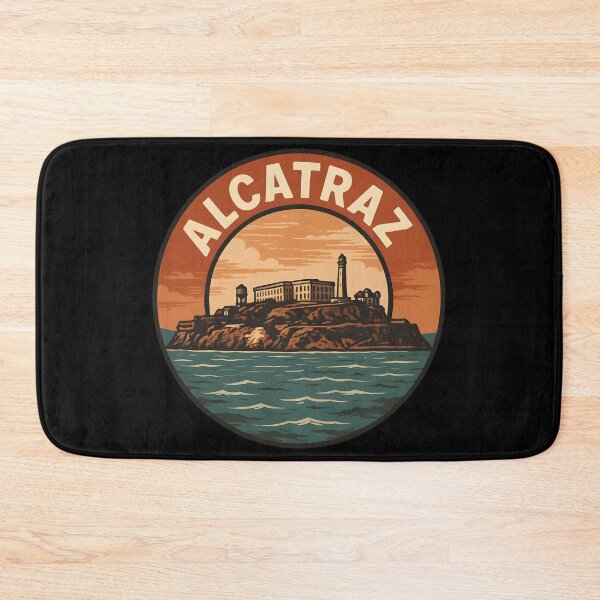 Item preview, Alcatraz Island Vintage Sticker – Travel Landmark Retro Emblem designed and sold by WAUZ.