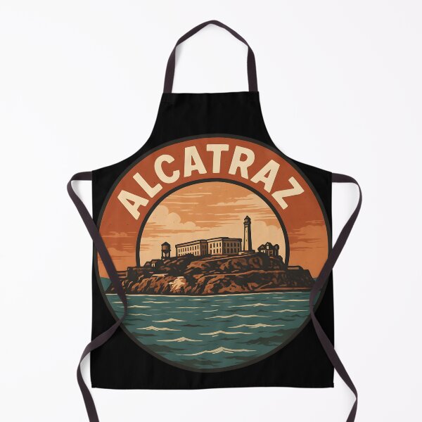 Item preview, Alcatraz Island Vintage Sticker – Travel Landmark Retro Emblem designed and sold by WAUZ.