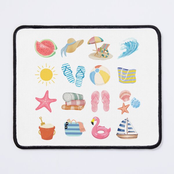 Item preview, Summer and beach sticker sheet designed and sold by ChifaeT.