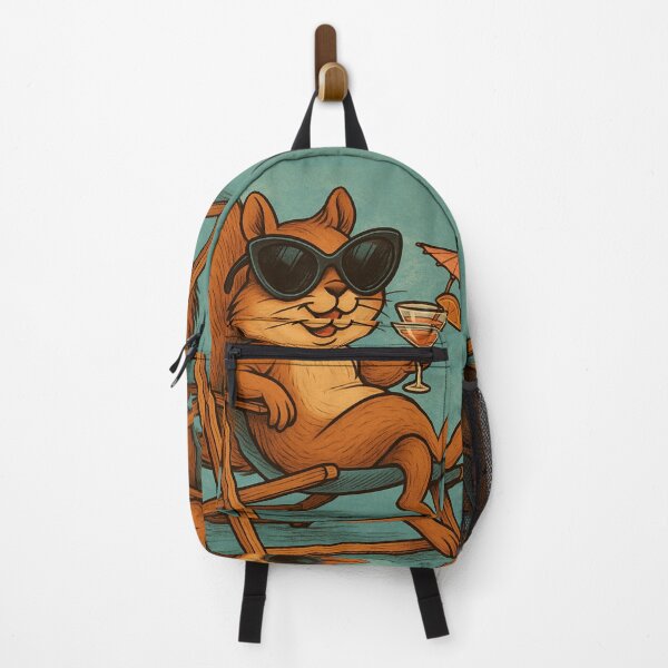 Item preview, Sassy Squirrel on Vacation designed and sold by cottoncode.