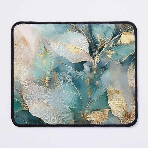 Item preview, Neutral VINTAGE FLOWERS, boho beige wildflower watercolour garden, neutral beige and green alcohol ink effect, green leafy floral spring painting designed and sold by navitalidesign.