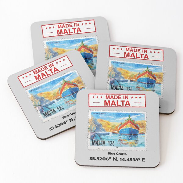 Item preview, Made in Malta - Maltese luzzu Blue Grotto design designed and sold by TheArtistOf2022.