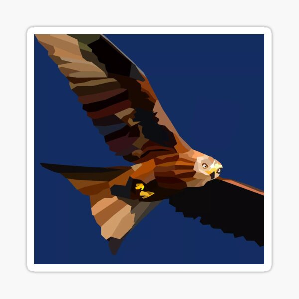 Item preview, Red Kite (Milvus Milvus), Birds of Prey, Wildlife, by Chris Corish  designed and sold by CrookedPaintbrushStudios .