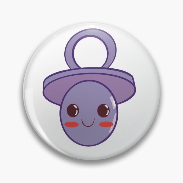Item preview, purple pacifier necklace  designed and sold by Lilla23.