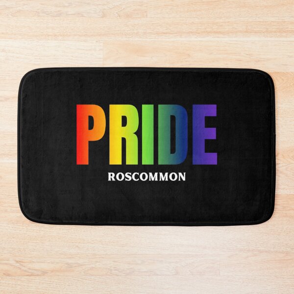Item preview, Roscommon Pride, Classic Pride Flag colors, Rainbow color pride LGBTQ graphic, Pride unisex, Pride festival, gay festival,  LGBTQ, Equal Rights, ireland,  designed and sold by PrideBeProud.
