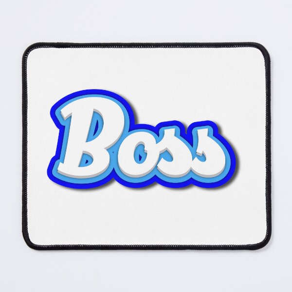 Item preview, BOSS – White comic font with a strong blue shimmer designed and sold by Sim-PX.