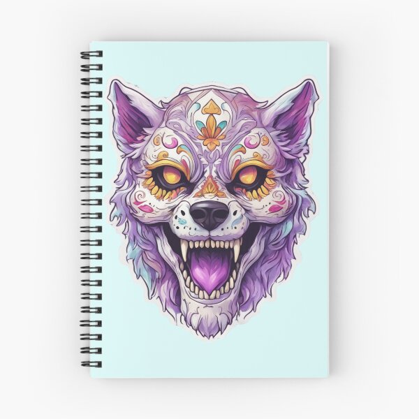 Item preview, fantasy anrgy wolf in mandalay pattern designed and sold by LoneAngel.