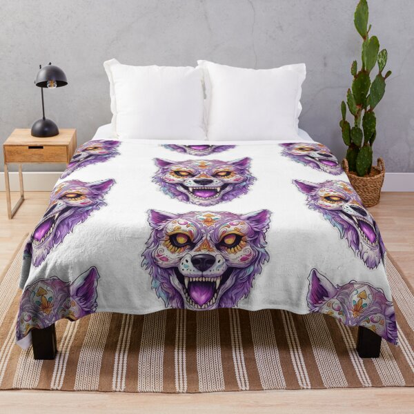 Item preview, fantasy anrgy wolf in mandalay pattern designed and sold by LoneAngel.