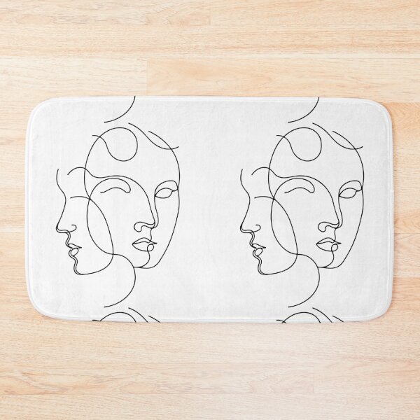 Item preview, Minimalism That Speaks Volumes - Face Out Line designed and sold by e-milka.