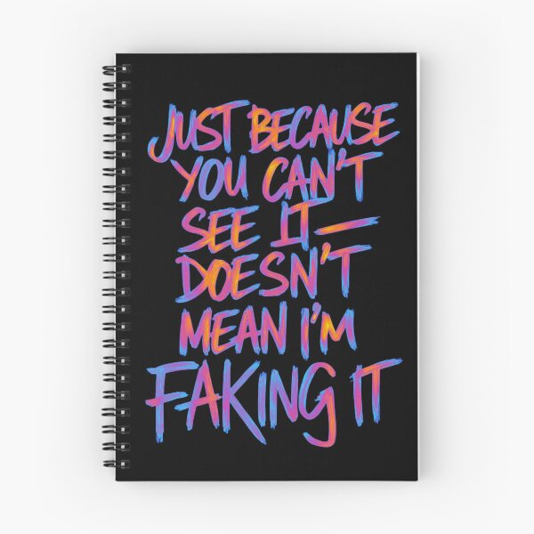 Item preview, Invisible Disability Awareness Support designed and sold by MadCatPrints.