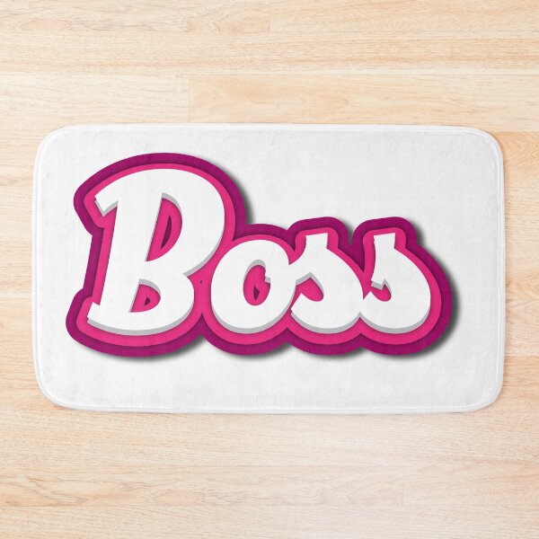 Item preview, BOSS – White round font with purple-pink shadow effect designed and sold by Sim-PX.