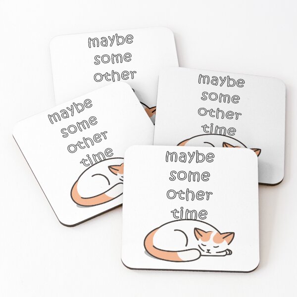 Item preview, Little Ginger Cat Says: 'Maybe Some Other Time' designed and sold by e-milka.