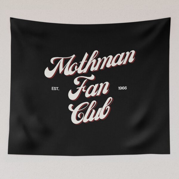 Item preview, Mothman Fan Club designed and sold by Kindred & Thistle.