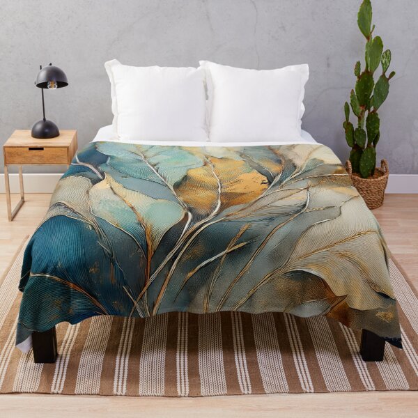 Item preview, Neutral VINTAGE leaves 2, boho beige wildflower watercolour garden, neutral beige and green alcohol ink effect, green leafy floral spring painting designed and sold by navitalidesign.