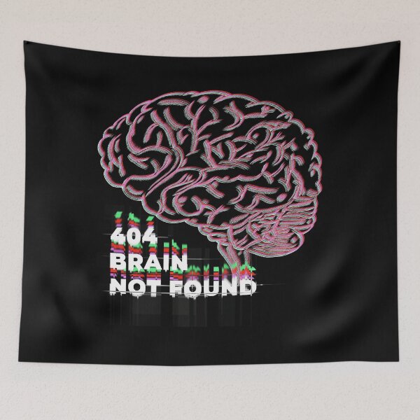 Item preview, 404 Brain Not Found designed and sold by MB-Graphix.
