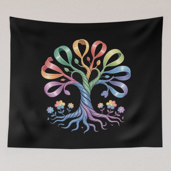 Item preview, Tree Life Rainbow Lgbt designed and sold by Redgiant87x.