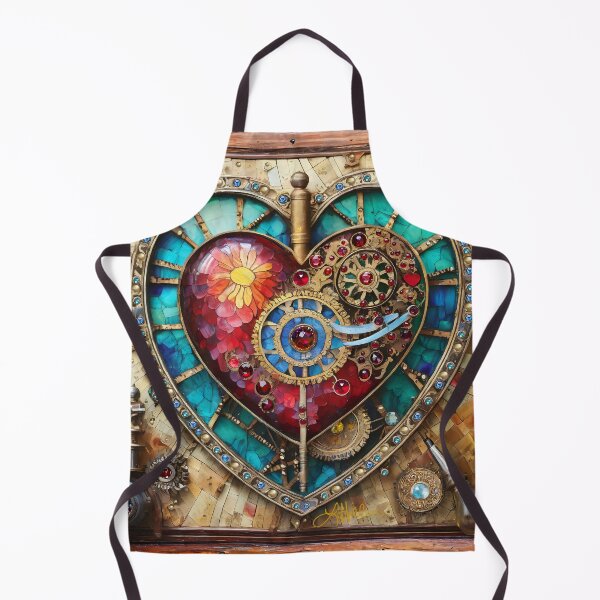 Item preview, Steampunk Heart Series - Glass Sunflower designed and sold by Lee Hiller Designs.