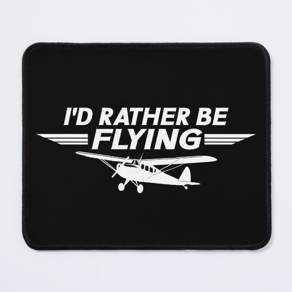 Item preview, I'd Rather Be Flying - Funny Pilot & Aviation Airplane designed and sold by Colorfulman.
