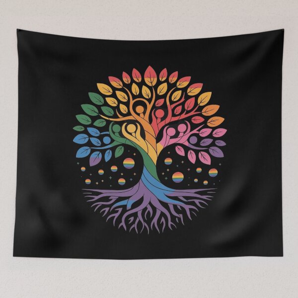 Item preview, Tree Life Rainbow Lgbt designed and sold by Redgiant87x.