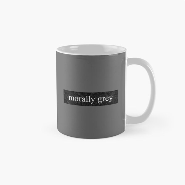 Item preview, Morally Grey designed and sold by BookwormSticker.
