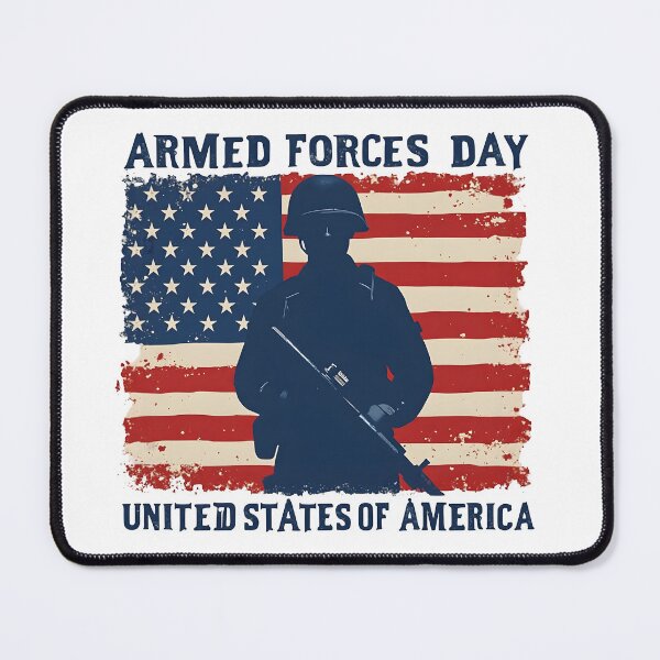 Item preview, Armed Forces Day Patriotic Military Design – Army, Navy, Air Force, Marines, Coast Guard designed and sold by VibesWorn.