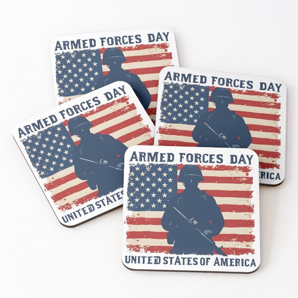 Item preview, Armed Forces Day Patriotic Military Design – Army, Navy, Air Force, Marines, Coast Guard designed and sold by VibesWorn.