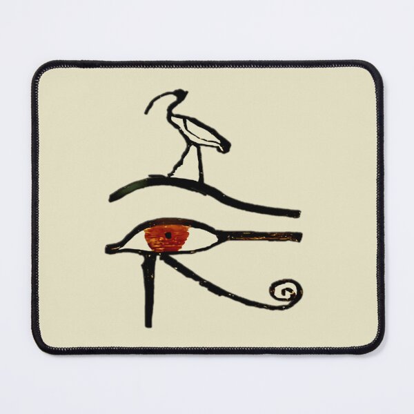 Item preview, Thoth god and Horus eye, kemet designed and sold by TuyaArts.