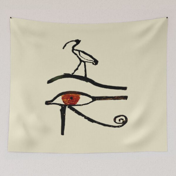 Item preview, Thoth god and Horus eye, kemet designed and sold by TuyaArts.