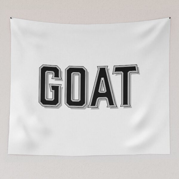 Item preview, GOAT – Monoline college lettering in black and white designed and sold by Sim-PX.