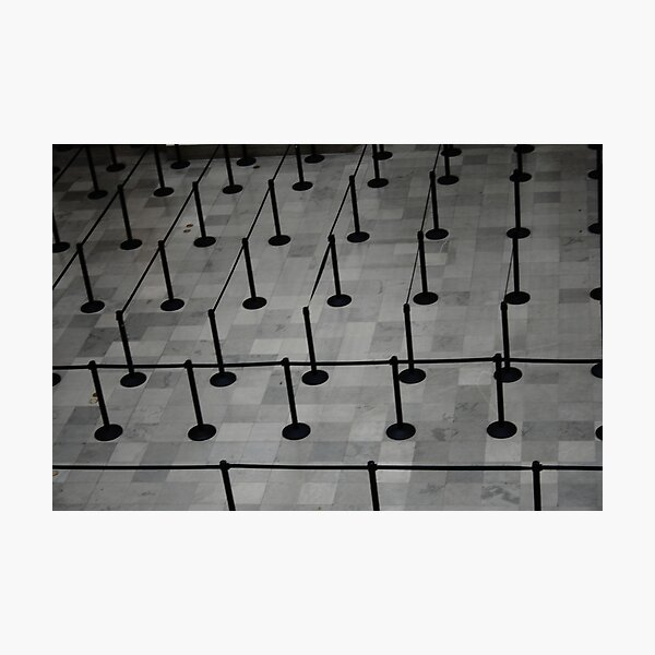 Waiting line Photographic Print