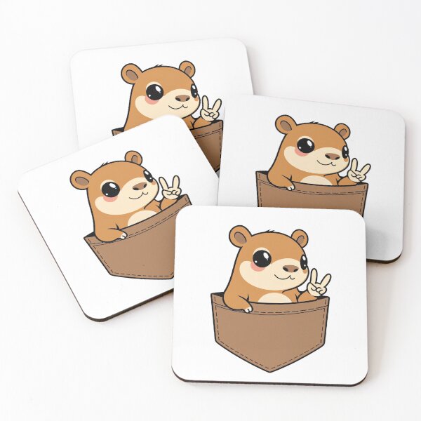 Item preview, Cute Capybara Pocket Pal designed and sold by 0606PM.