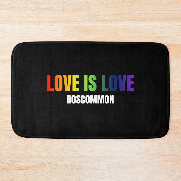 Item preview, Roscommon Love is Love, Classic pride Flag Colors, Rainbow color pride,  LGBTQ graphic, Unisex, Ireland, Love Is Love, Equal Rights, gay Festival, Pride Festival,  designed and sold by PrideBeProud.