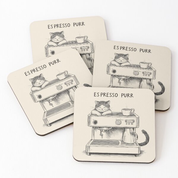 Item preview, Espresso Cat designed and sold by Rtymer.