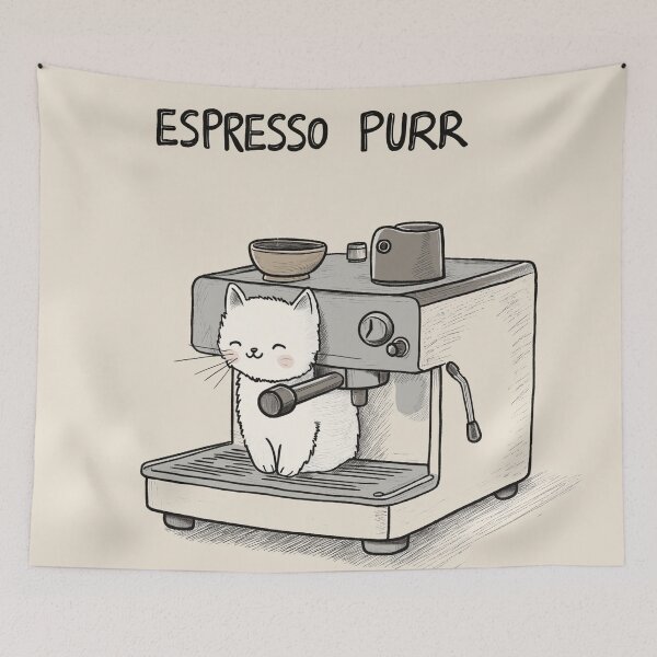Item preview, Espresso Cat designed and sold by Rtymer.