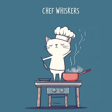 Artwork thumbnail, Cat Cooking by Rtymer