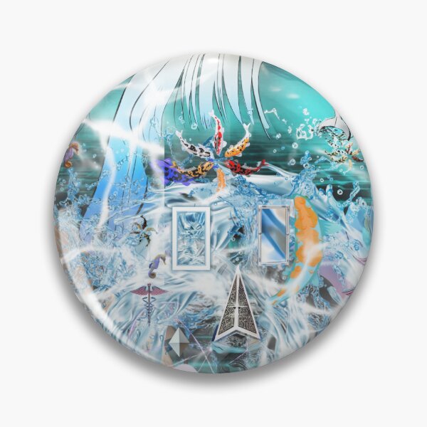 Item preview, ""Dolphin Girl and the Devas of the Flow" designed and sold by xxdejavuzxx.