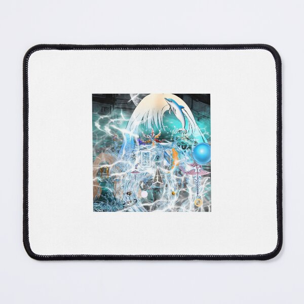 Item preview, ""Dolphin Girl and the Devas of the Flow" designed and sold by xxdejavuzxx.