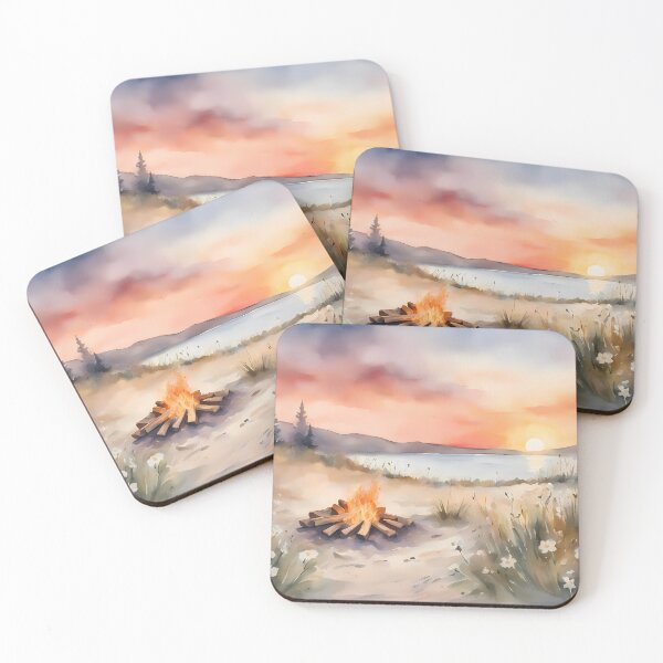 Item preview, Campfire on Lakeshore designed and sold by CalmnessbyChoice.