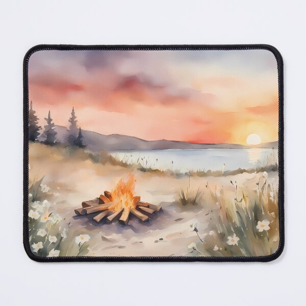 Item preview, Campfire on Lakeshore designed and sold by CalmnessbyChoice.