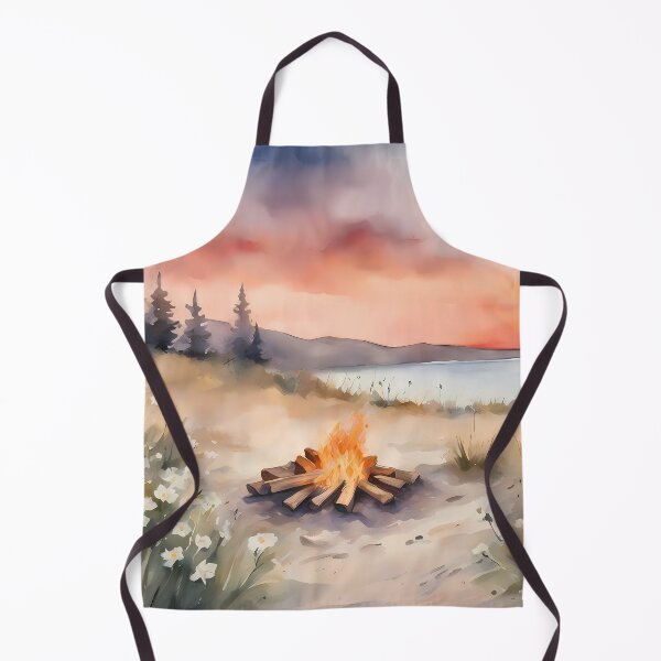 Item preview, Campfire on Lakeshore designed and sold by CalmnessbyChoice.