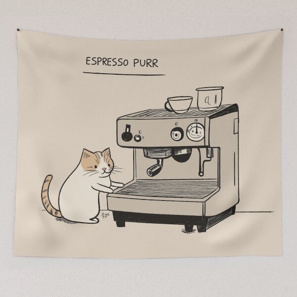 Item preview, Espresso Cat designed and sold by Rtymer.