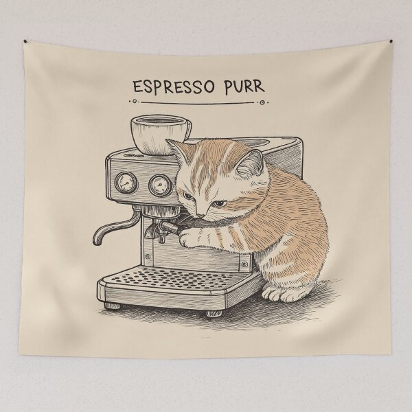 Item preview, Espresso Cat designed and sold by Rtymer.