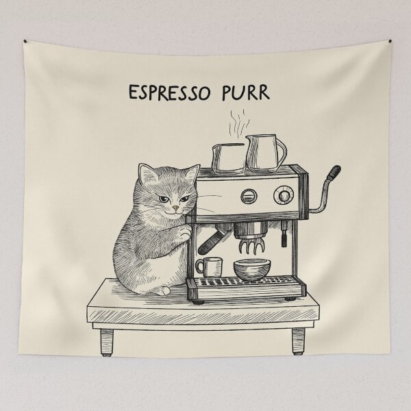 Item preview, Espresso Cat designed and sold by Rtymer.