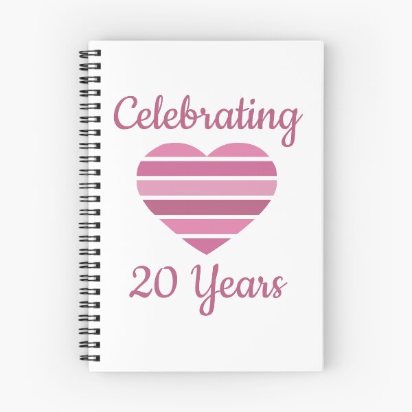 Item preview, Celebrating 20th Wedding Anniversary designed and sold by thepixelgarden.