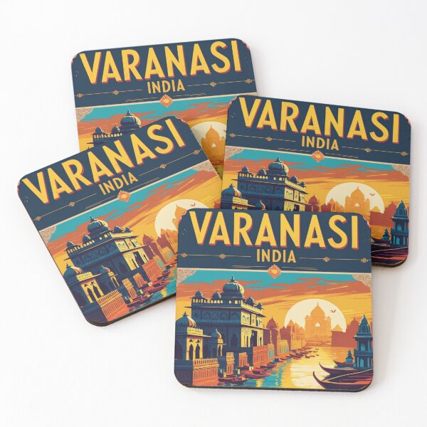 Item preview, Varanasi India Vintage Travel Tourism  designed and sold by TravelersGems.
