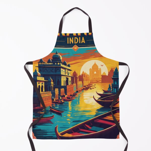 Item preview, Varanasi India Vintage Travel Tourism designed and sold by TravelersGems.
