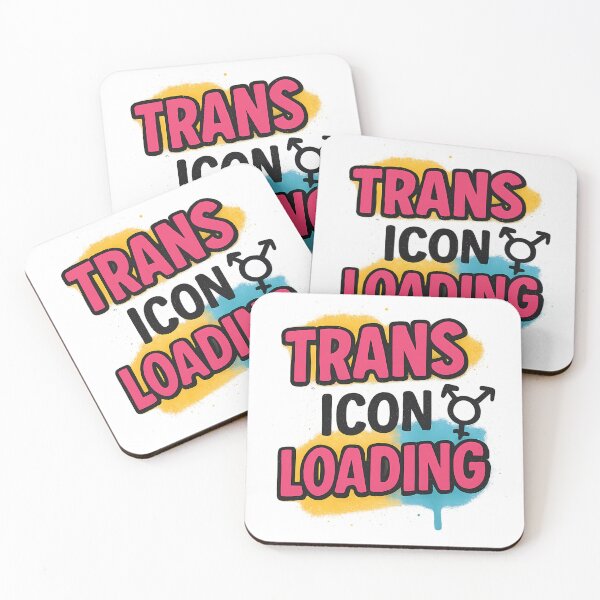 Item preview, Trans Icon Loading – Bold Pride Art designed and sold by Haus Of Sin.