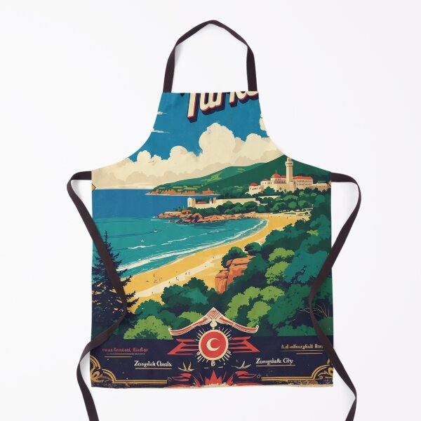 Item preview, Zonguldak Turkey Vintage Travel Tourism designed and sold by TravelersGems.